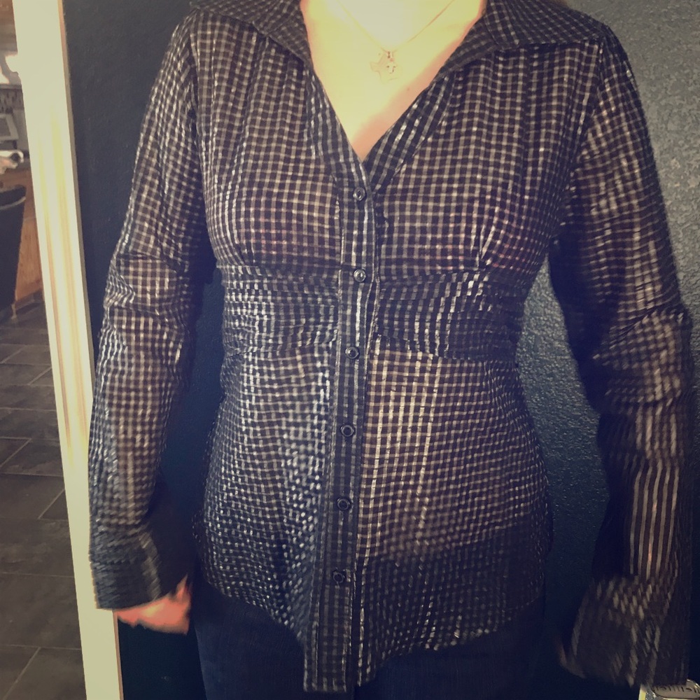 Daytrip sheer long sleeve shirt